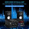 Bluetooth 5.0 Audio Power Amplifier AK-380 400W+400W 2.0 CH HiFi Stereo Amp Receiver with USB,SD,AUX,Remote Control,FM Antenna for Car Home Speaker