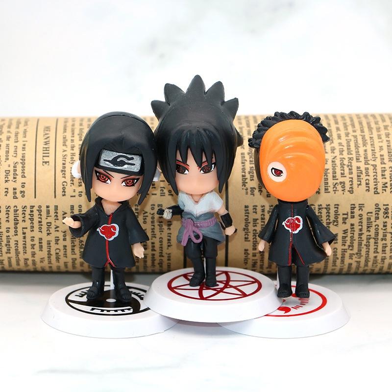 6pcs Lot Japan Jump Comics Naruto Action Figures Kakashi Sakura Sasuke Itachi Obito Gaara Buy At A Low Prices On Joom E Commerce Platform