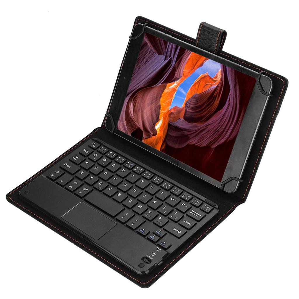 78in 75‑hour Working Bluetooth Touchpad Keyboard with Protective Case for AndroidiOSWindows