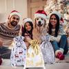 Gold Drawstring Snowman Elk Snowflake Goods Candy Wrapping Gift Bag Packaging Bag Christmas Gifts