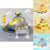 Kids Press And Release Toy Car With Plastic Material For Educational Play And Gift For Toddlers