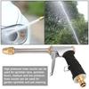 Water Hose Nozzle Long Rod Garden Hose Nozzle 360-degree Rotating Spray Quick Connector Leakproof Universal Metal Brass Sprayer Hose Nozzle
