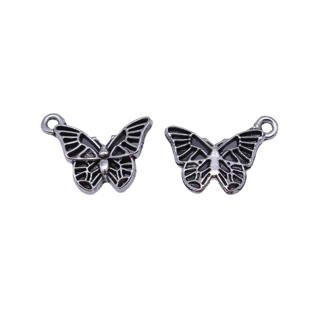 Butterfly Charms Simple Pendants For Minimalist DIY Jewelry Making