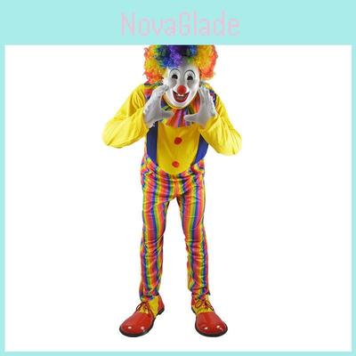 Multicolor Adult Men Killer Clown Costume Perfect For Cosplay And Halloween Fun**