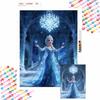 5D Diamond Painting Kit Elsa Frozen Home Decor, Perfect Holiday Gift for Fans