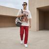 Jordan Flight Essentials Rundhals American Vintage Locker Kurzarm T-Shirt Herren Tops Sail Campus-Red HM7132133