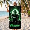 Piccolo (1) Custom Name Beach Towel Large Towel for Beach Pool Swimming Vacation Travel Gift