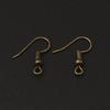 For Earring Making Metal Handmade DIY Beaded Ear Hook 50pcs Ornament With Round Bead Accessories Material  Beads
