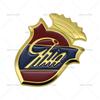 1Pcs 3D Metal Chia Logo Badge Car Fender Side Shield Sticker Rear Trunk Emblem Decal For Mondeo Fiesta Kuga Edge Ecosport
