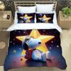 Cute Cartoon Snoopy Bedding Sets Exquisite Bed Supplies Set Duvet Cover Bed Comforter Set Bedding Set Luxury Birthday Gift