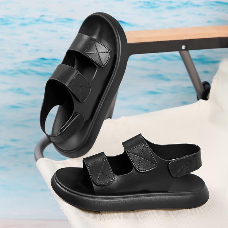 Summer New Outdoor Deodorant Beach Shoes Men's Leisure Driving Soft-soled Non-slip Sandals