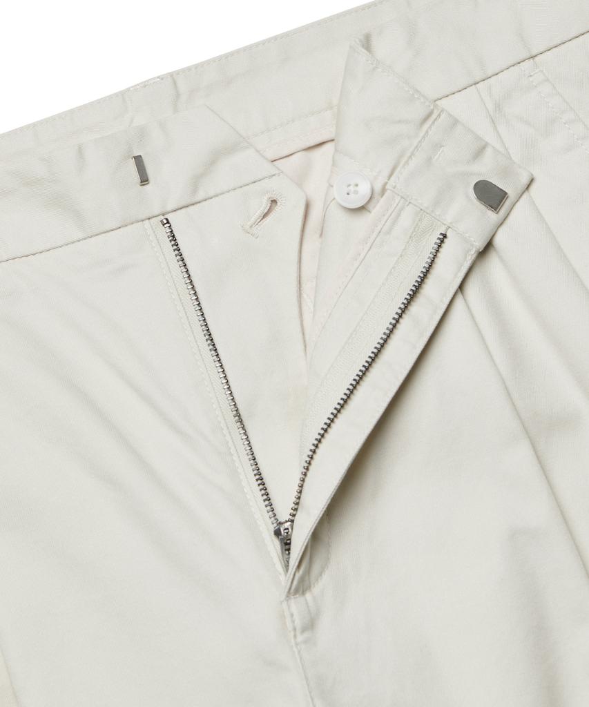 Musinsa Standard Semi-Balloon Belted Chino Pants [Cream]