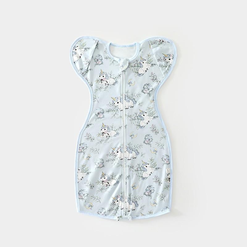 Newborn Baby Swaddle Sleep Sack Thin Cotton Infant Anti-Startle Wear
