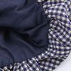 Camisa a Cuadros con Mangas Abullonadas Estilo Universitario para Mujer Otoño 2025
