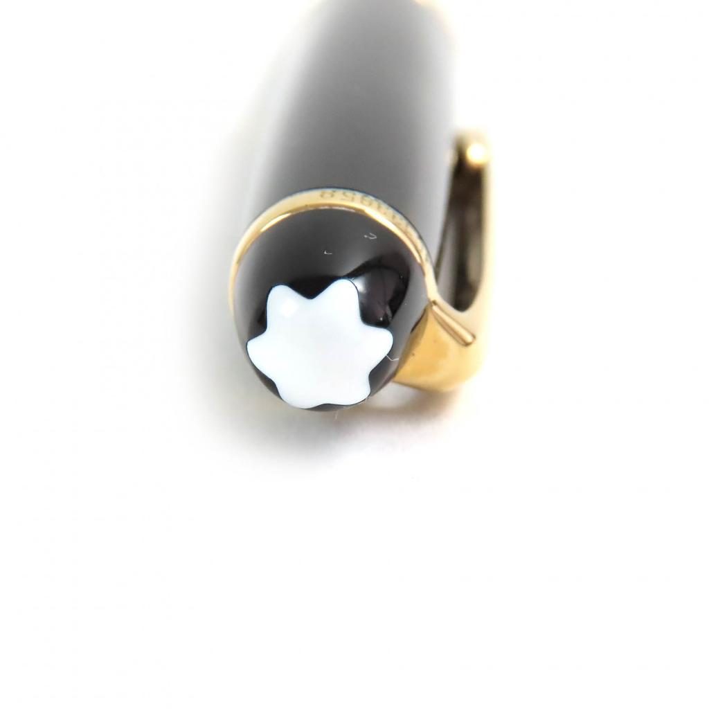 Montblanc Fountain Pen Meisterstück Classic White Star Black Gold 14K Mens Used