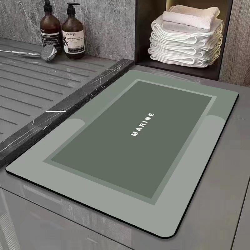 Floor Mat Entry Door Mat Balcony Kitchen Mat Toilet Toilet Door Mat Bathroom Absorbent Floor Mat Quick Drying Cushion