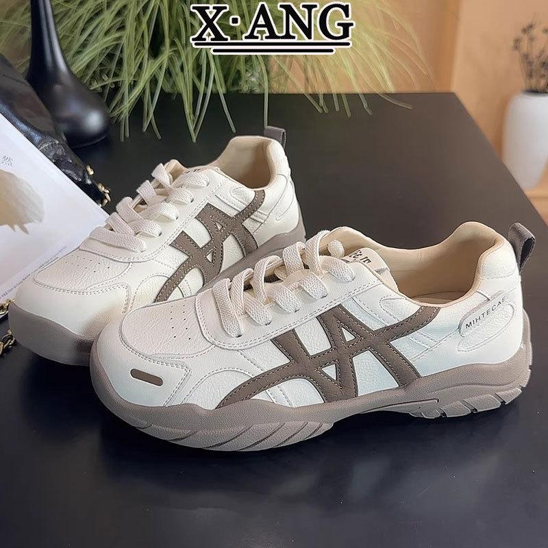 

Leather women s soft-soled and lightweight autumn new versatile casual sports shoes little white shoes 40