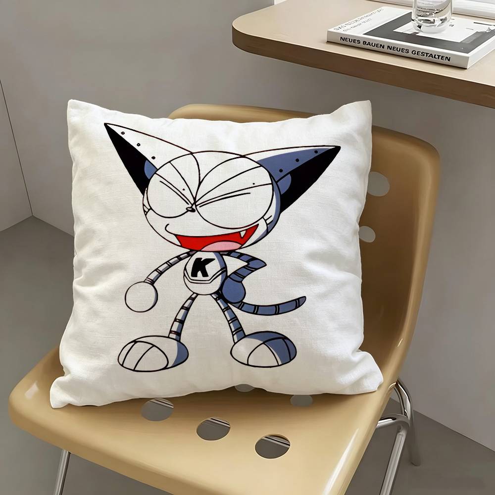 1pc Kuro Cyborg Kuro-chan Pillow Case Fashion Square Pillowcase Bedroom Sofa Room Ins Decoration Leisure