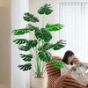 Monstera Bionic Bonsai – Luxury Indoor Faux Floor Plant for Decor