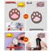 Adorable Cat Paw Silicone Door Handle Cushion Wall Sticker Bumper