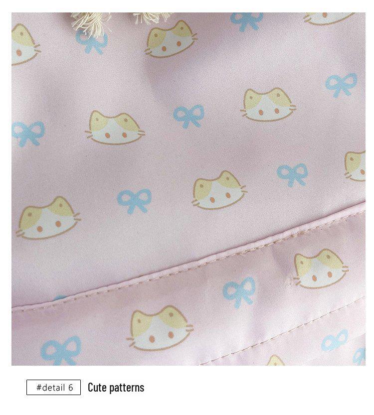 Charming Floral Bowknot Backpack for Students: Junior High, High School, and College