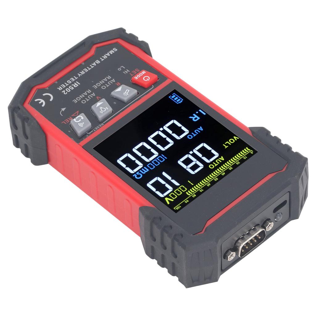 Batterie-Innenwiderstandsspannungstester für Wohnmobil, LKW, Boot, 3,2 Zoll TN-Farb-LCD-Bildschirm, DC0.00V