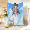 Anime T-TrueS Tears Throw Soft Warm Throw Blanket for Bedroom Living Room Bed Travel Camping Picnic Gift