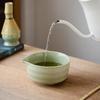Ceramic Matcha Tea Ceremony Set with Hundred-Pronged Whisk, Whisk Holder, and Brush.