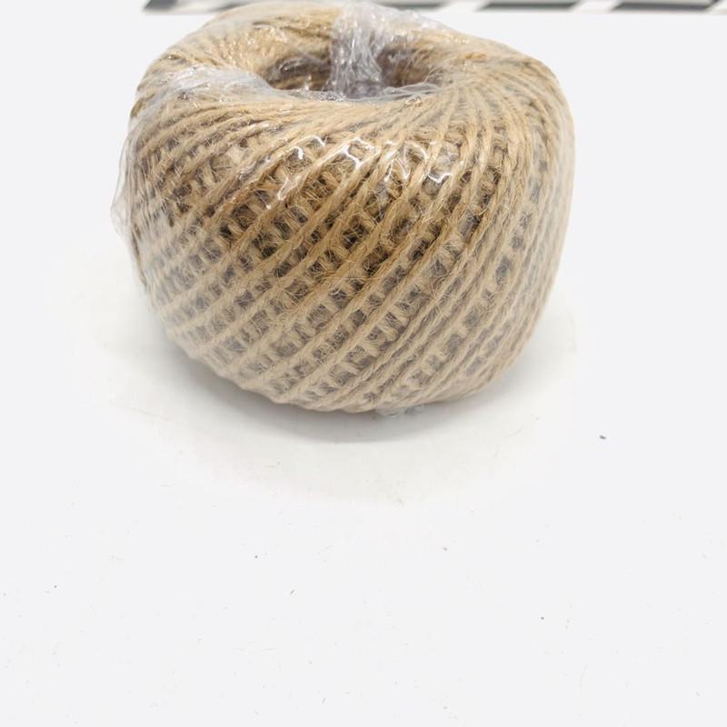 Funie de cânepă din iută, ecologică, lucrată manual, pentru decorarea și legarea pereților retro DIY