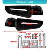 Aluminum Foot Pedal Pegs Motorbike Accessories Easy Installation Replacement Motorcycle Rear Footrest Foldable Pedal