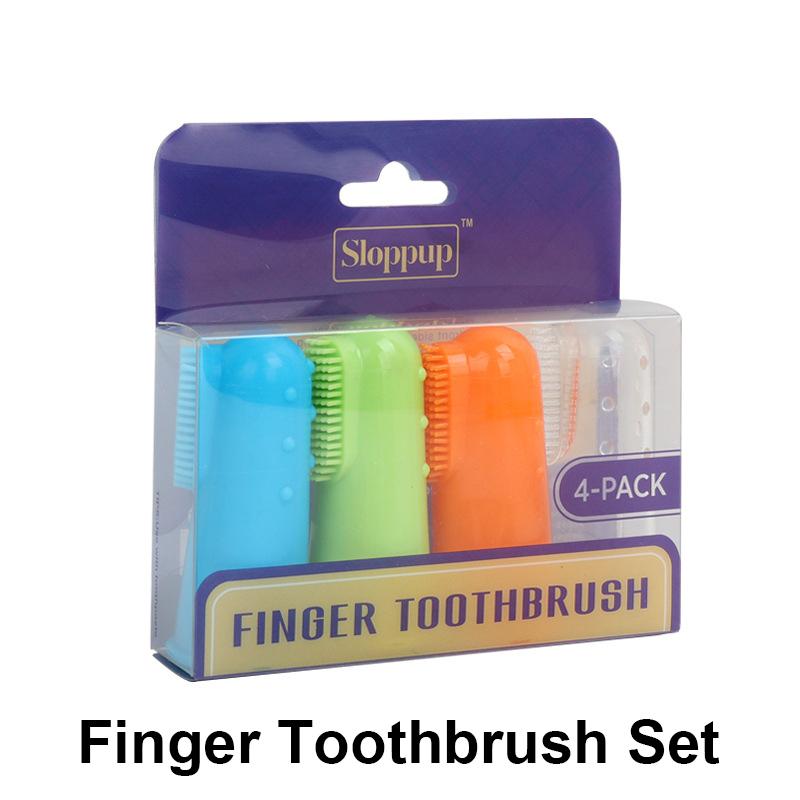 

Зубная щетка для собак Чистка зубов собаки Мягкие зубные щетки для собак Чистка полости рта Массажный набор Товары для домашних животных