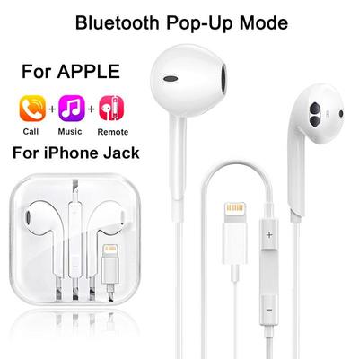 Słuchawki przewodowe Lightning do iPhone'a 15 14 12 11 13 Pro Max Słuchawki Bluetooth X XR XS 6 7 8 Plus SE Typ-c 3,5 mm Zestaw słuchawkowy do Samsunga Xiaomi
