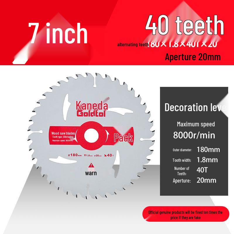 Jindian 4" & 10" Woodworking Saw Blades for Handheld Circular Saws & Angle Grinders