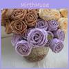 Artificial 9 Head Silk Flower For Wedding Photography Home Gift Decorations