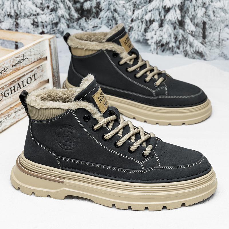 Herrar Högtoppiga Andningsbara Vårarbetsstövlar, Storlek 45-50, Halkfria Martin-stil.
