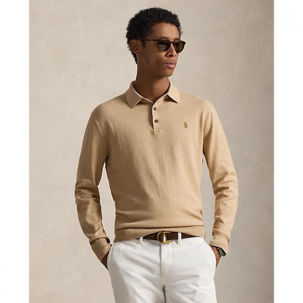 

Мужской хлопковый свитер-поло Polo Ralph Lauren S mnpoSwe16822566200 XS
