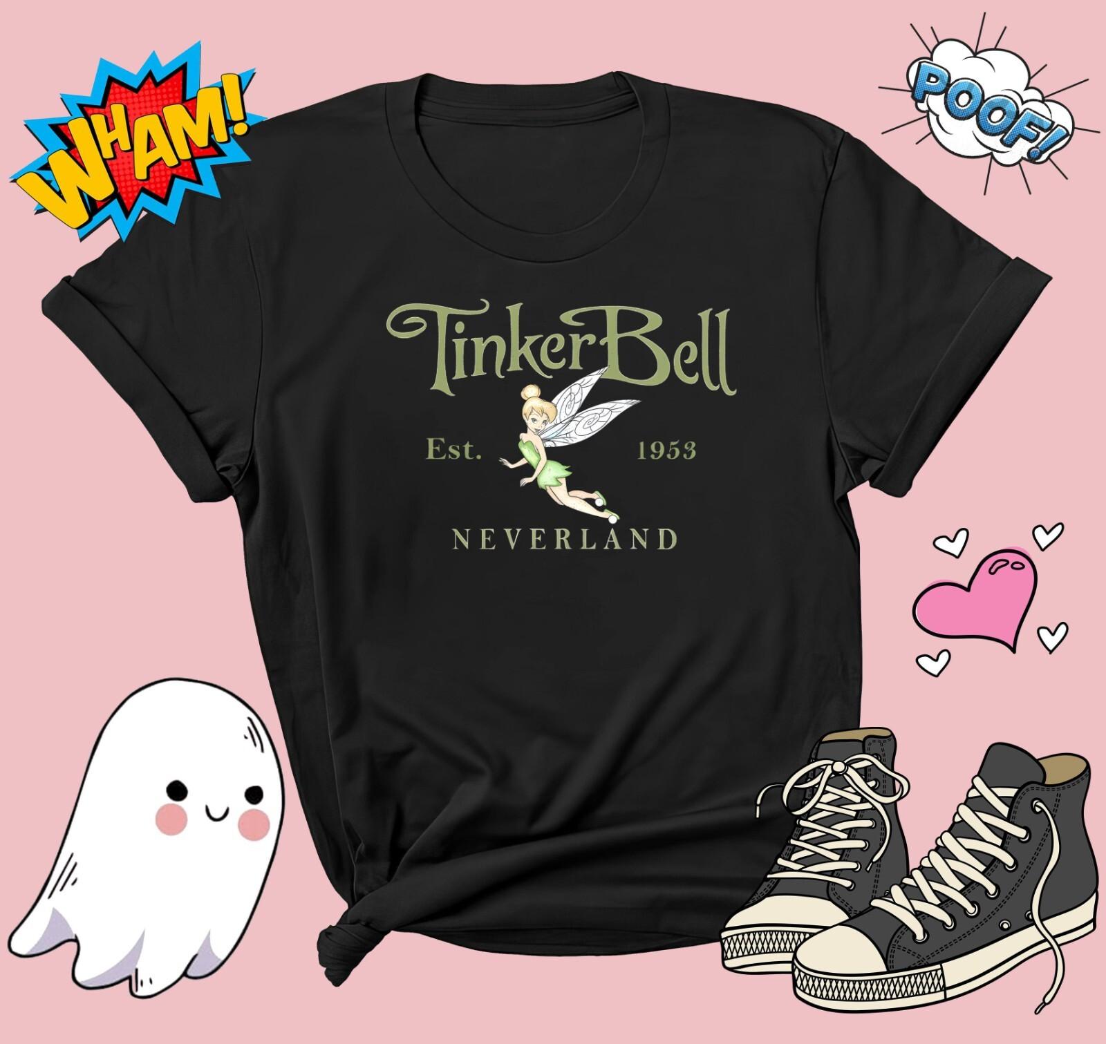 Disney Tinker Bell T-shirt T shirt Men Women Unisex Tshirt G696 L