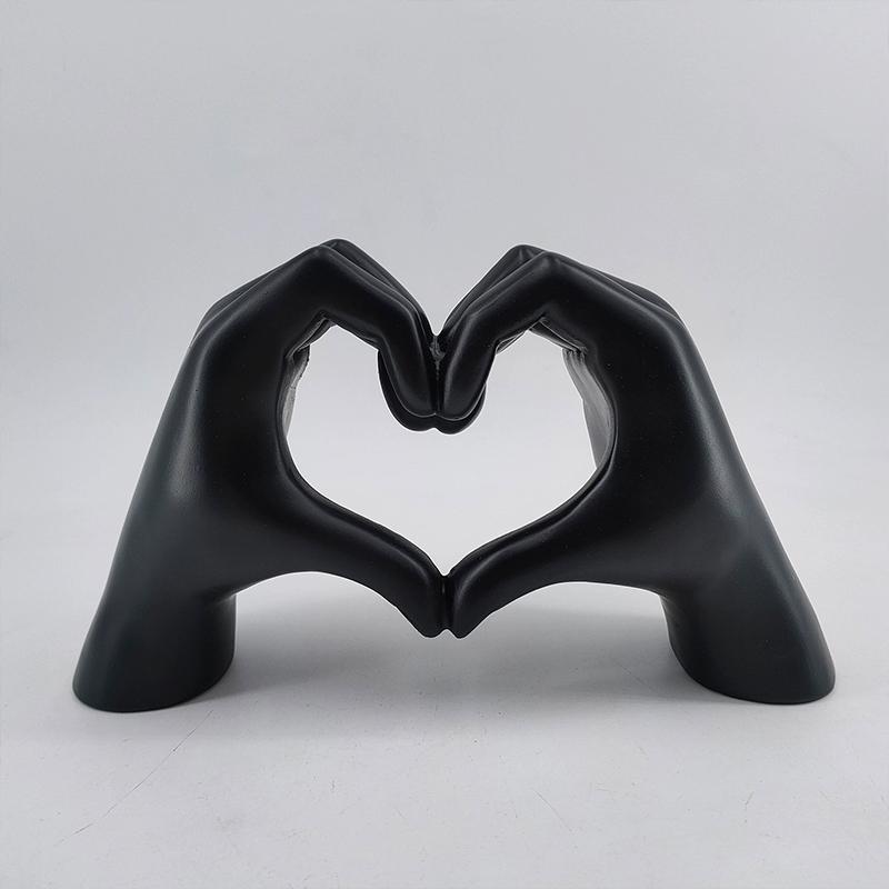 

Любов Ручний Орнамент Смола Форма Серця Обидві Руки Настільний Офісний Декор Мистецтво та Ремесла Оригінальність Подарунок для Закоханих чорний