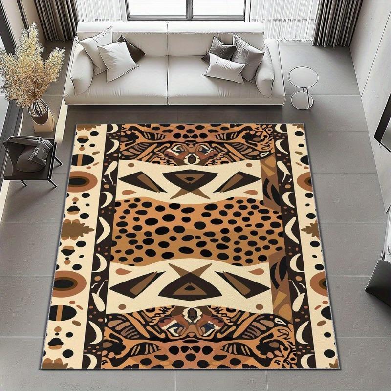 Leopard Print Carpet Rugs Living Room Floor Mats Bedroom Decor Carpets for Bed Room Carpets for Living Room Decoration Maison