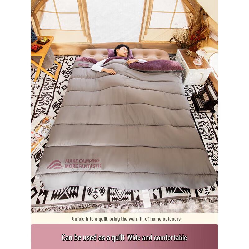 

Beishanlang Winter Warm Fleece Sleeping Bag