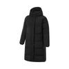 Fitness Series Sports Casual Hooded Simple Zipper Solid Color Down Jacket Women Outerwear Black AYMU528-3