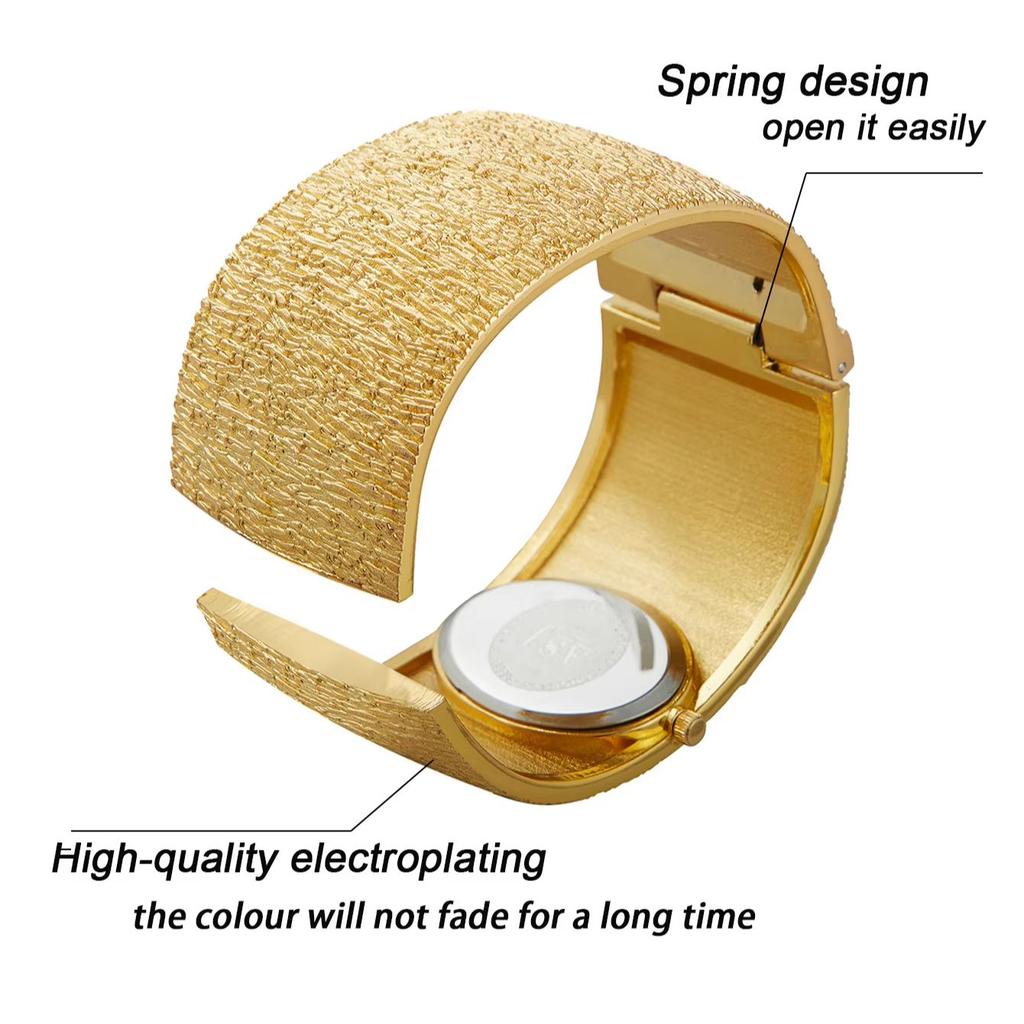 ASJ Luxury Bark Pattern Simple Watch for Women Women's Bracelet Watch Reloj Mujer Gold Relojes Para Damas