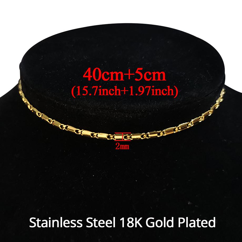 2025 High Quality Clavicle Blade Chains Dropshipping Women Gold Silver Color Stainless Steel 35+5cm Snake Choker Necklace Chain