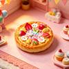 Miniature Scene Decorations 2Pcs Mini Resin Pizza Ornaments, Realistic Miniatures, Tiny Simulation Figures Food Ornaments for DIY Craft Project, Doll