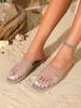 Spring 2026 Women's Breathable Mesh Woven Half Slippers - Casual and Stylish