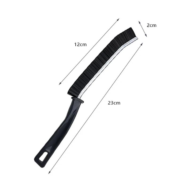 

Щетка для чистки щелей Жесткая щетина Щетка для чистки щелей Жесткая угловая щетина Инструмент для чистки плитки Ванной Кухни Туалета чёрный