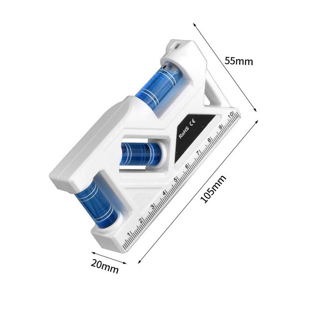 Lightweight For MINI Level Tool 2PCS Set with Magnetic Base for Metal Surfaces 10.5x2x5.5cm Accurate to 0.5mm/m