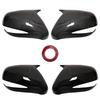 Pair LHD Rearview Mirror Cover For Lexus RX RX270 RX350 RX450 2009-2014 Side Reversing Mirror Cap Rear View Mirror Trim
