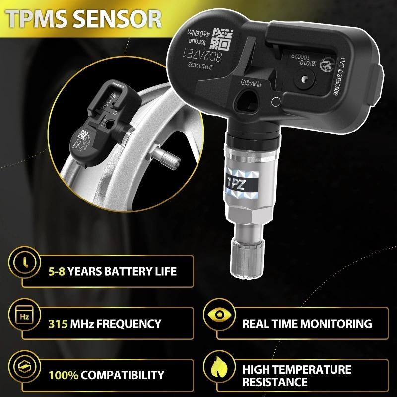 42607-26010 4PCS Tire Pressure Sensor Monitoring System for Toyota Camry XV70 2017- Land Cruiser Land Cruiser Prado 150