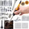 Zestaw 8w1 Lutownica Precyzyjna OP60W – Regulacja Temperatury 200–450°C | 6 Grotów I Podstawka | 30 Elementów Do Wypalania Drewna